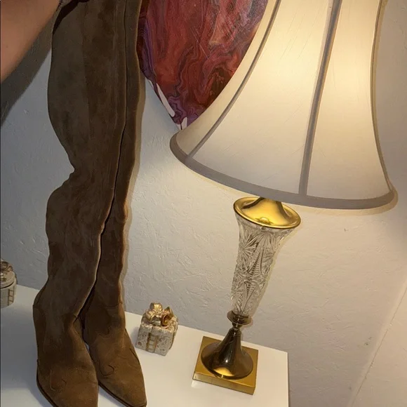 Vince Camuto Tan Over the Knee Boots - Picture 2 of 5